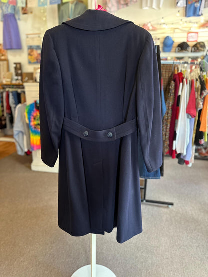 1940s WAVES Women Naval Reserve Navy Heavy Weight Wool Blend Winter Peacoat