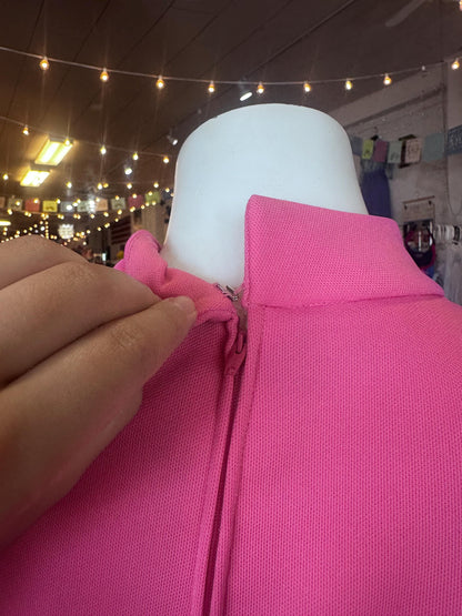 Vintage 1970's Bubble Gum Pink Hippie Empire Waist Dazzle Angel Sleeve Maxi Dress