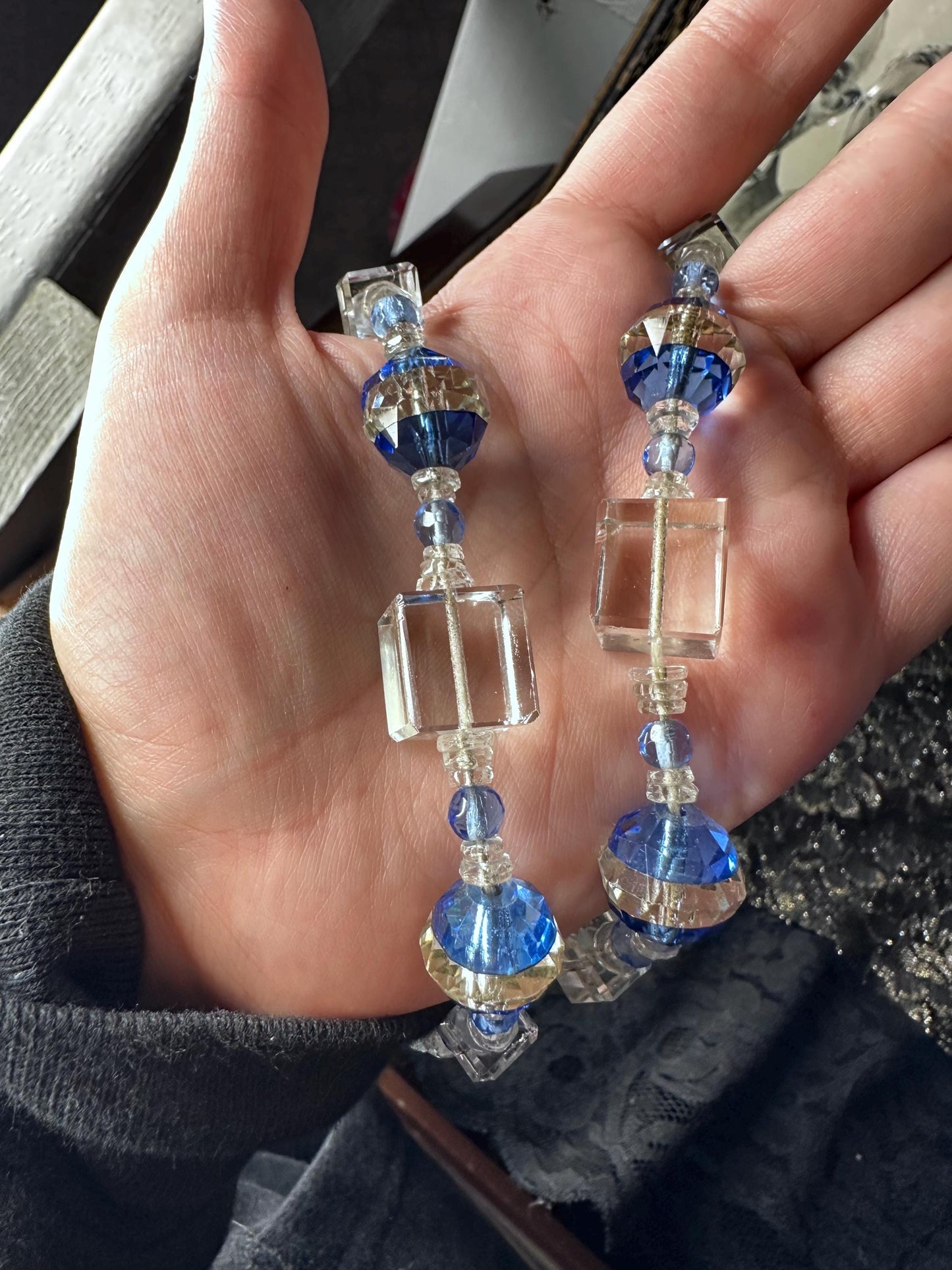 Vintage Art Deco 1920's-30's Czech Glass Bead Necklace.