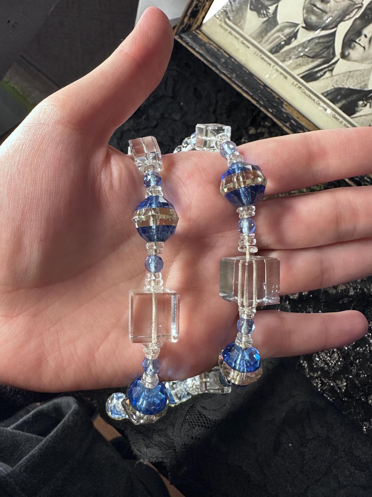 Vintage Art Deco 1920's-30's Czech Glass Bead Necklace.