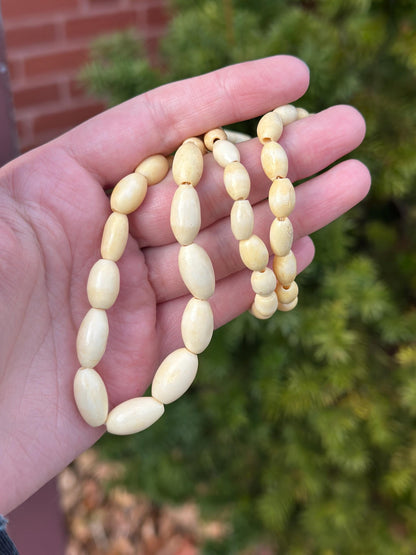 Antique 1900's Victorian French Celluloid Beaded Necklace