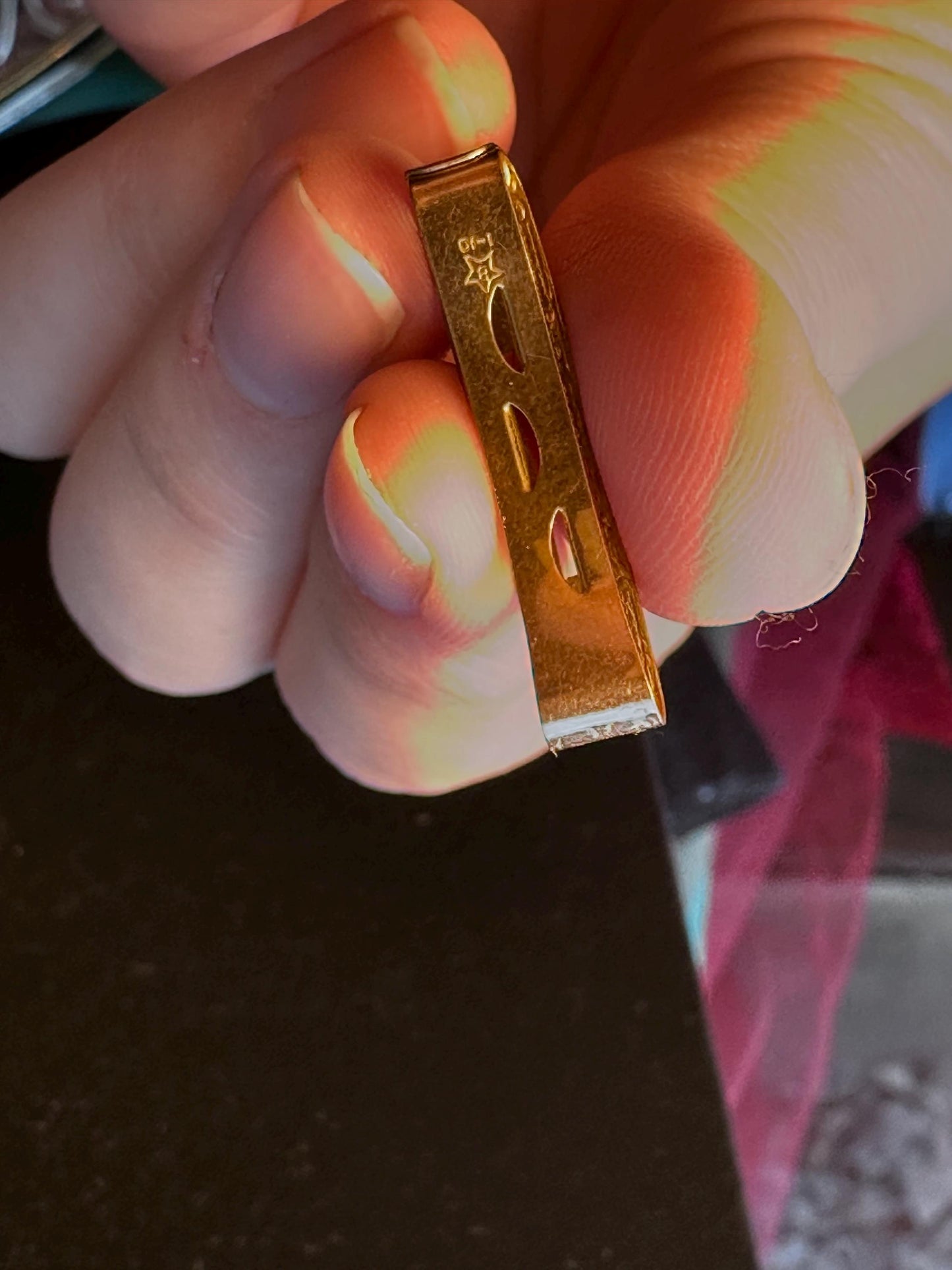 Vintage Barro  1/10 Gold Filled Short Tie Pin