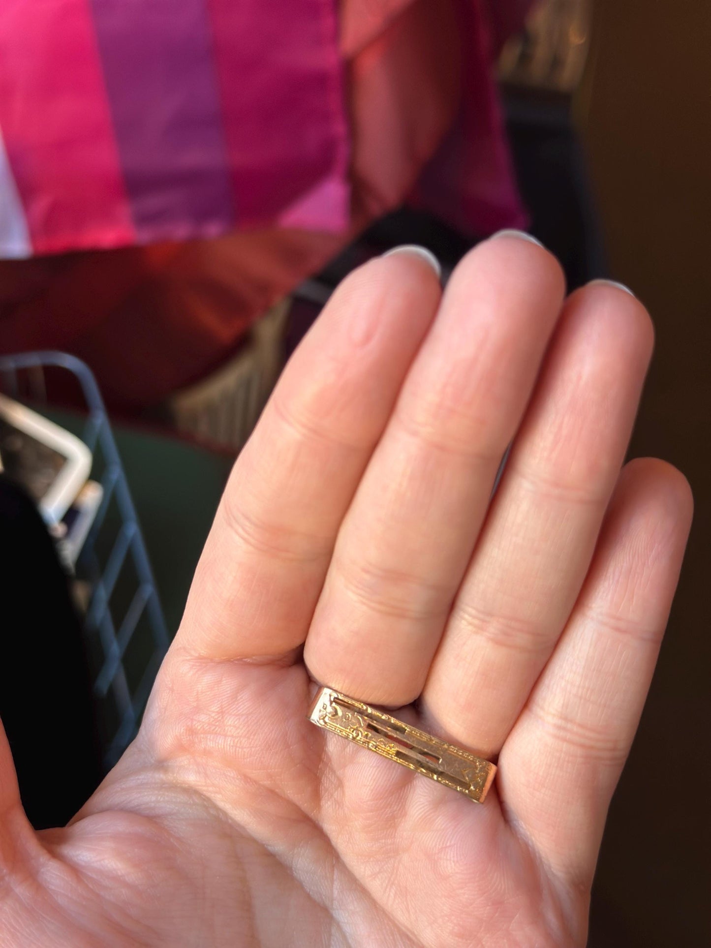 Vintage Barro  1/10 Gold Filled Short Tie Pin