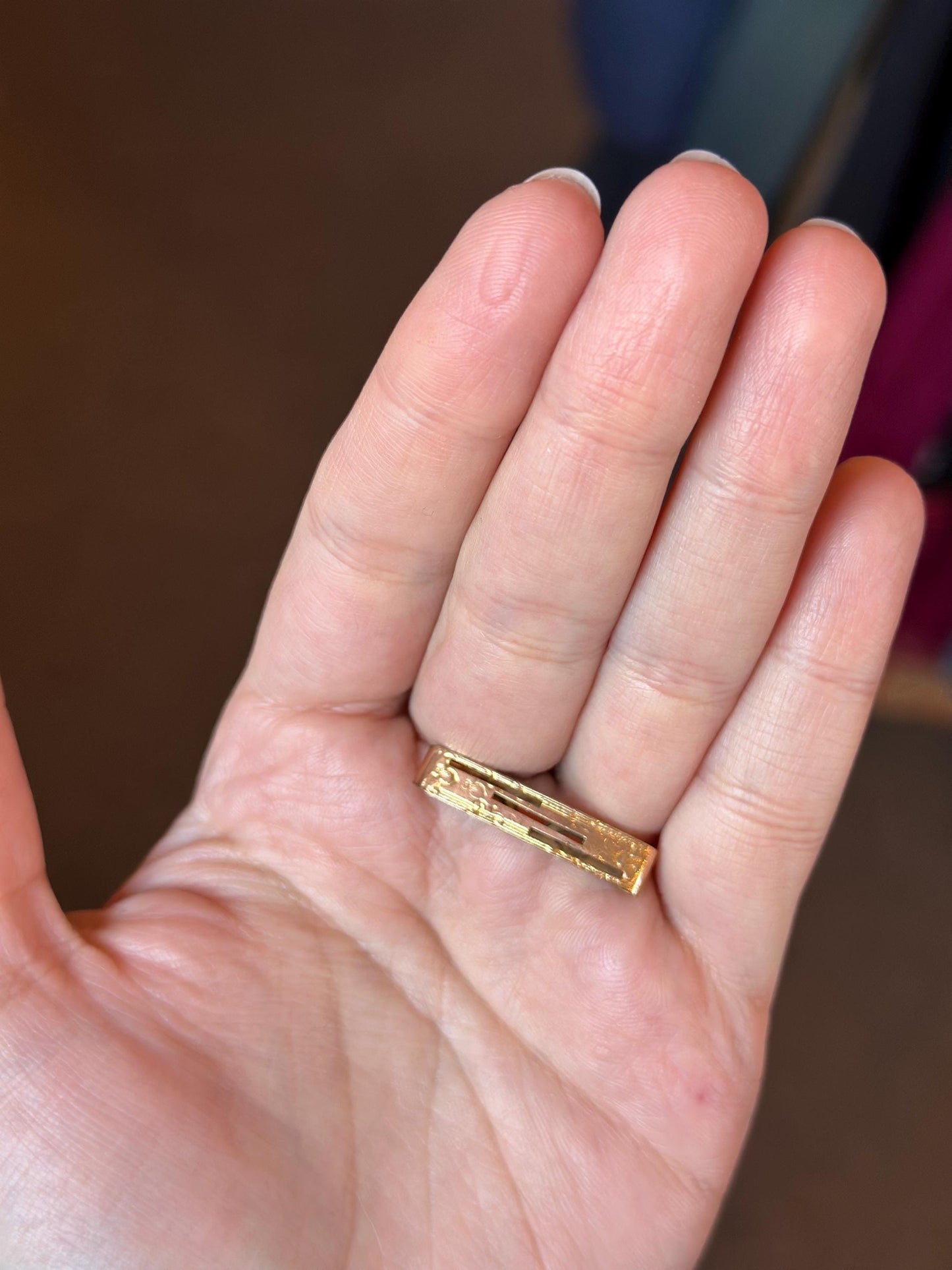 Vintage Barro  1/10 Gold Filled Short Tie Pin
