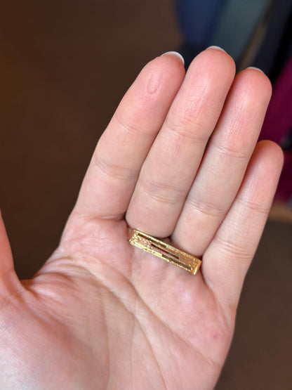Vintage Barro  1/10 Gold Filled Short Tie Pin