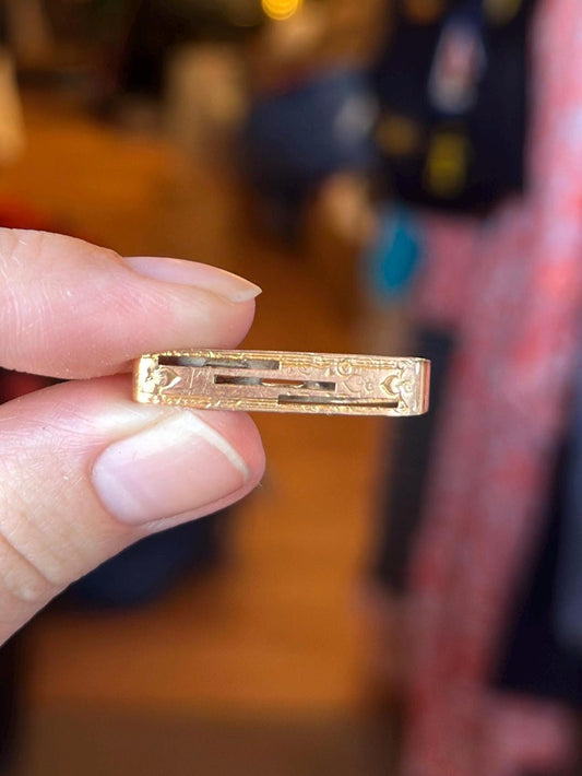 Vintage Barro  1/10 Gold Filled Short Tie Pin