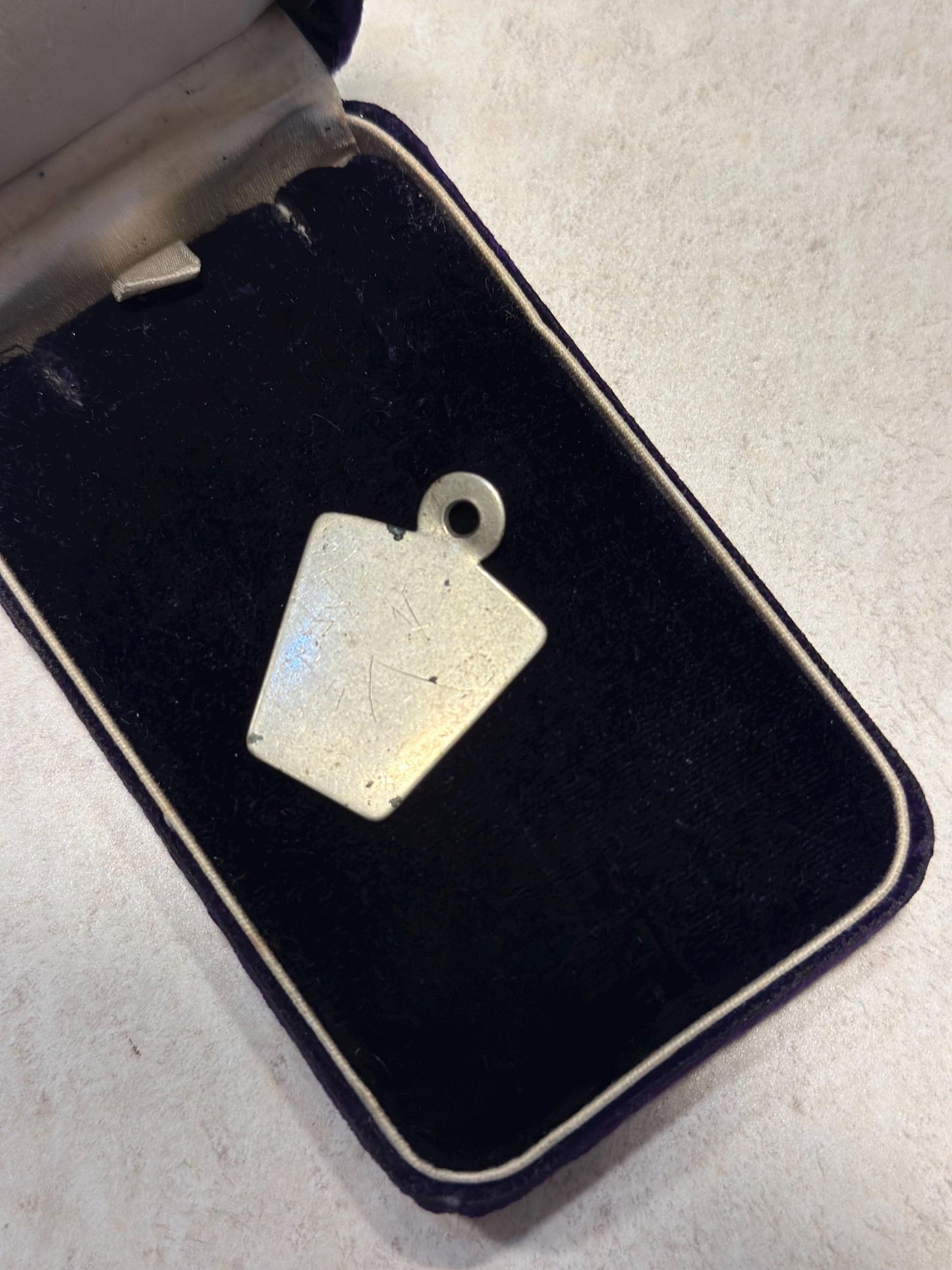 Vintage MCM Free Masonic Royal Arch Name Pendant New York. Just shy of 1"" long