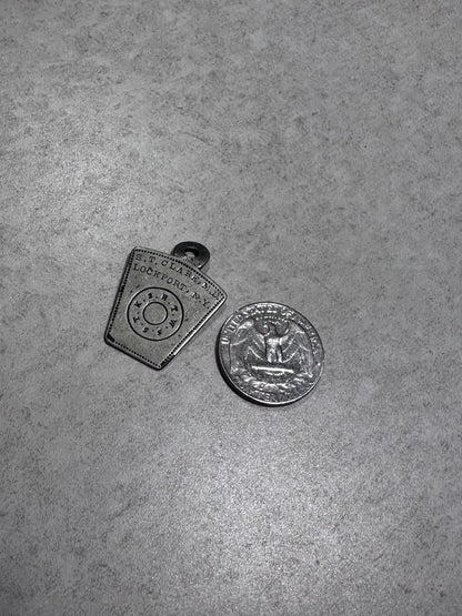 Vintage MCM Free Masonic Royal Arch Name Pendant New York. Just shy of 1"" long