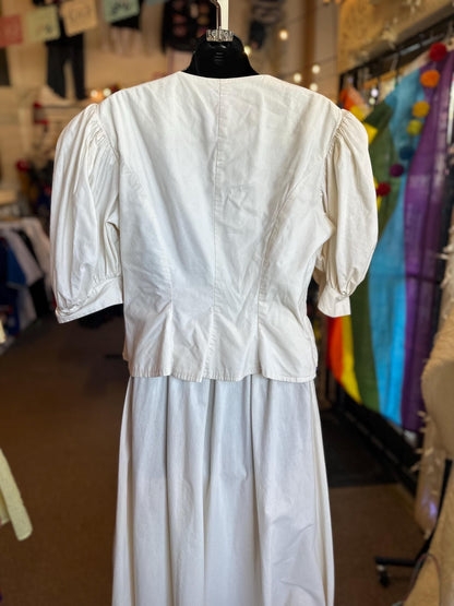 Two Piece 1990's Vintage goes Antique Recollections Undergarment Historical Clothing Set