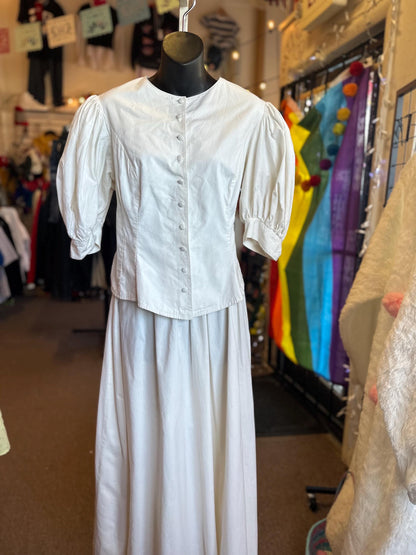 Two Piece 1990's Vintage goes Antique Recollections Undergarment Historical Clothing Set