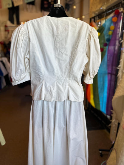 Two Piece 1990's Vintage goes Antique Recollections Undergarment Historical Clothing Set