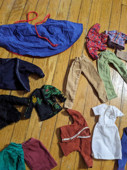 Vintage Barbie Doll Clothing Outfit Lot 1980s 70s  Clone As Is 