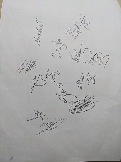 Autographs Page MLB Minor league Rochester Red Wings 2006 Geiger Korecky Cameron