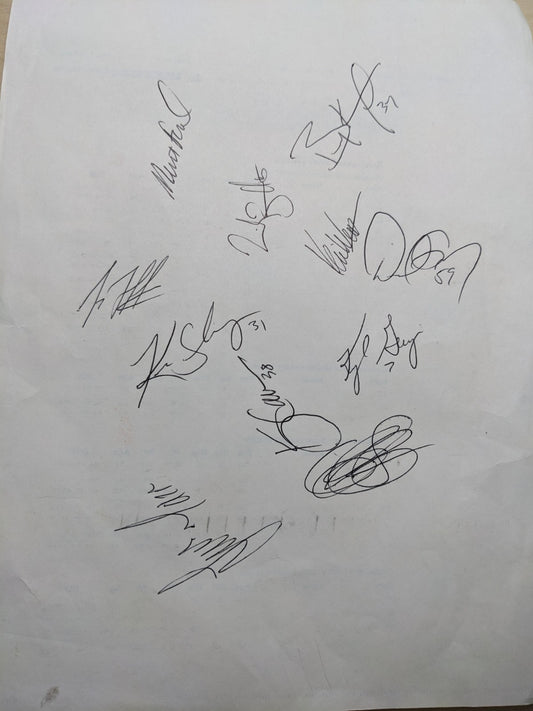 Autographs Page MLB Minor league Rochester Red Wings 2006 Geiger Korecky Cameron